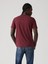 Erkek Basic Classic Housemark Bordo T-Shirt- 56809-0170 2