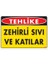 Zehirli Katı ve Sıvılar Uyarı Levhası 25X35 Kod: 780 1