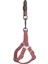 Köpek Göğüs Tasma Seti Dalga Desenli 2 Cm*40-58 cm Mor-Pembe 3