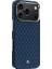 iPhone 17 Pro Uyumlu Kılıfm-Safe Şarj Özellikli Benks Armorair Armorgrid Serisi Kevlar Kapak Mavi 3