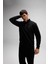 Pamuklu Regular Fit Yarım Fermuarlı Dik Yaka Sweat Erkek Sweat EM580 4