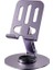 Mor 360° Dönebilir Kompakt Masaüstü Metal Telefon Tutucu 5