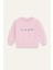 Kız Çocuk Nakışlı Sweatshirt - Pembe 1