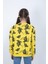 Kız Çocuk Yaprak Baskılı Sweatshirt 5