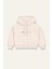 Kız Çocuk Kapşonlu Crop Sweatshirt - Krem 4