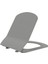 Elegant Duroplast Yavaş Kapanan Klozet Kapağı Cool Grey 1