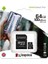 64 GB Kıngston Canvas Select Plus Mıcro Sd Card CL10 SDCS2/64GB 1