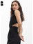 Siyah Casual Crop Yelek 3