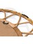 Yuvarlak Ilmek Form Bambu Rattan Ayna 4