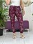 A14502 Italyan Coton Pantolon Bordo-Silver 5