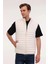Star Vest Erkek Yelek - Ekru 2