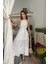 Halter Yakalı Kuşaklı Elbise 1