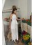 Halter Yakalı Kuşaklı Elbise 4