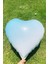 Degrade Mavi Kalp Folyo Balon 18INÇ 2