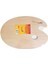 Academy Ahşap Oval Palet 20 x 30 cm Sanatsal Çalışmalar İçin Kullanışlı 1
