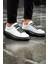 Solarex Premium Özel Taban Erkek Sneaker Beyaz Siyah 1