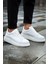 Sollıevo Premium Şeffaf Taban Erkek Sneaker Beyaz 1