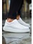 Sollıevo Premium Şeffaf Taban Erkek Sneaker Beyaz 3