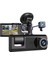 1080P Dash Cam Full Hd Araç Içi Kamera Ön Arka ve Iç Kayıt 3 Kamera Gece Görüşlü G Sensör Geniş Açı 5