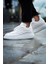 Noxx Premium Özel Malzeme Erkek Sneaker Beyaz 2