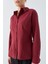 4634 Kadın Pensli Fit Gömlek Bordo 4