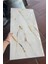 10 Adet 30X60 cm Beyaz Bej Gold Mermer Desenl Kendinden Yapışkanlı Mutfak Banyo Kaplama Pvc PANEL-M107 3