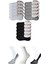 Siyah Gri ve Beyaz Kadın Babet Çorap 15 Çift 1