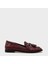 Metal Tokalı Püsküllü Kadın Loafer Ayakkabı 14