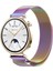 Huawei Watch Gt6 41mm Gt4 41mm Gt5 41mm ile Uyumlu Kordon (18mm Pimli) Mıknatıslı Metal Hasır Kayış 6