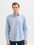 Erkek Slım Fıt Gömlek-Açık Mavi 1