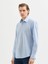 Erkek Slım Fıt Gömlek-Açık Mavi 2