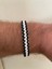 Siyah Beyaz Ince Paracord Bileklik 4