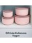 4'lü Yuvarlak Saklama Kabı Seti Pembe | 2.5l 1.5l 0.80L 0.45L | Mikrodalga ve Dondurucu Uyumlu 5