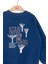 Erkek Bebek Plant Sweatshirt 1-4 Yaş Mavi 4