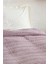 Levi Lila Çift Kişilik Desenli Pike Takımı %80 Pamuk 200x230 cm 9