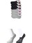 Siyah ve Gri Kadın Görünmez Çorap 6 Çift 1
