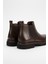Hakiki Deri Kahvrengi Ultra Hafif ve Rahat Chelsea Erkek Bot LUASS27AL0042 5
