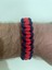 Lacivert Kırmızı Paracord Bileklik 4