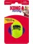 Kong Airdog Yumru Top Şeklinde Sesli Köpek Oyuncağı 5 cm Mor/yeşil 1