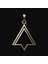 8 Ayar Altın Kolye Ucu Piramit GM2030 1 gr 4