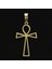 14 Ayar Altın Kolye Ucu Mısır Ankh GM1436 1 gr 4