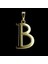 14 Ayar Altın Kolye Ucu Harf B GM2719 0.5 gr 4