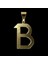 8 Ayar Altın Kolye Ucu Harf B GM2702 1 gr 4