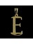 14 Ayar Altın Kolye Ucu Harf E GM2887 0.5 gr 4