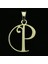 14 Ayar Altın Kolye Ucu Harf P GM2964 1 gr 4