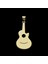 14 Ayar Altın Kolye Ucu Gitar GM4388 1 gr 4