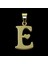 14 Ayar Altın Kolye Ucu Harf E GM6035 1 gr 4