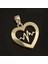 8 Ayar Altın Kolye Ucu Kalp Atışı GM7121 0.5 gr 4