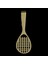 14 Ayar Altın Kolye Ucu Badminton Raketi GM9078 1 gr 4