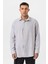 Uzun Kollu Basic Oversize Gömlek Gri 3